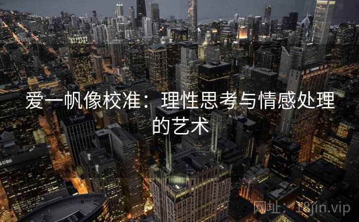 爱一帆像校准：理性思考与情感处理的艺术