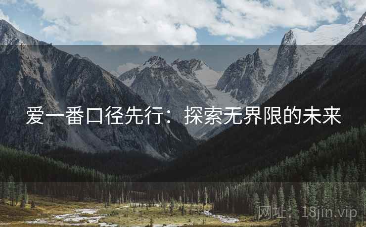 爱一番口径先行：探索无界限的未来